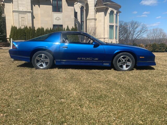 1987 Blue Chevrolet Camaro Coupe