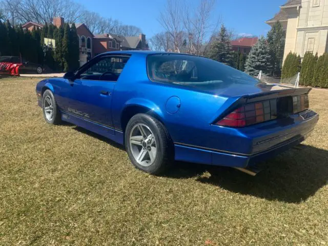 1987 Camaro Iroc-Z Blue for sale: photos, technical specifications ...