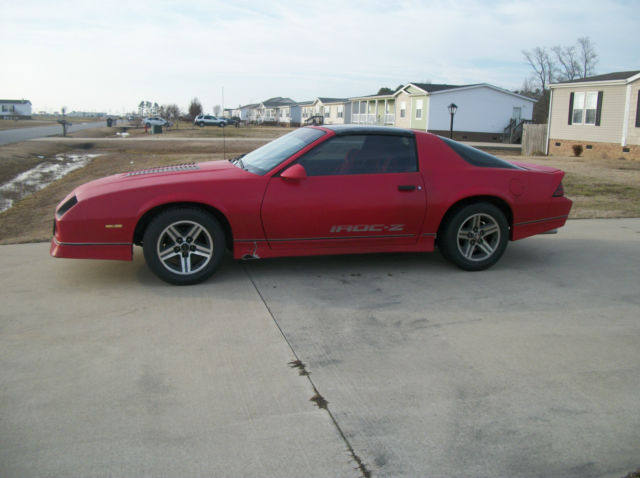 1987 Burgundy Chevrolet Camaro Coupe