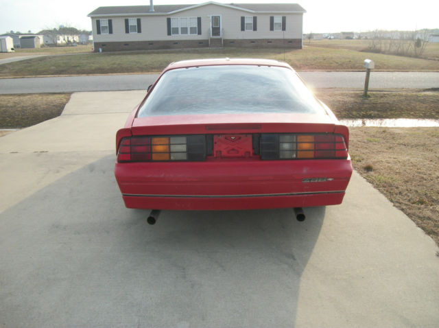 1987 Burgundy Chevrolet Camaro Coupe