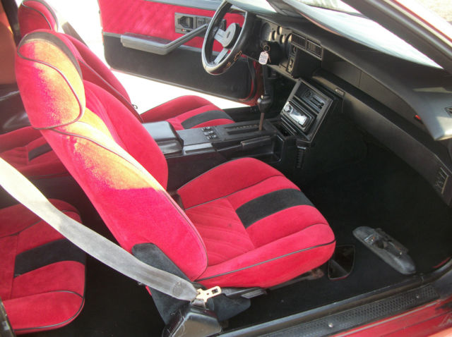 1987 Burgundy Chevrolet Camaro Coupe