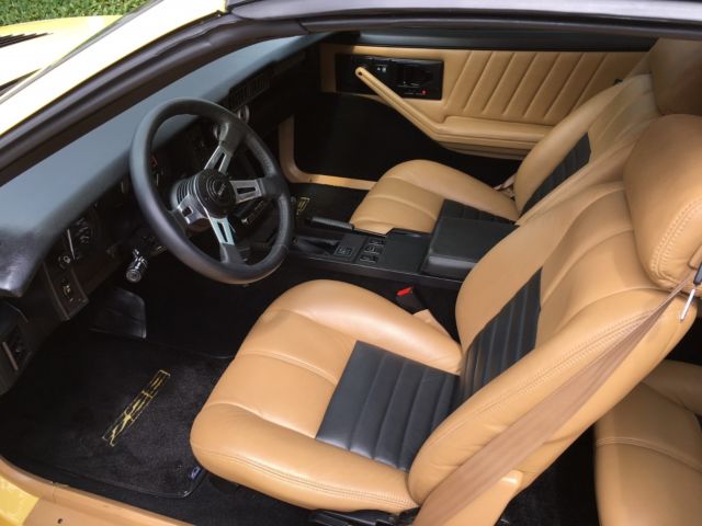 1987 Canary Yellow Chevrolet Camaro Coupe