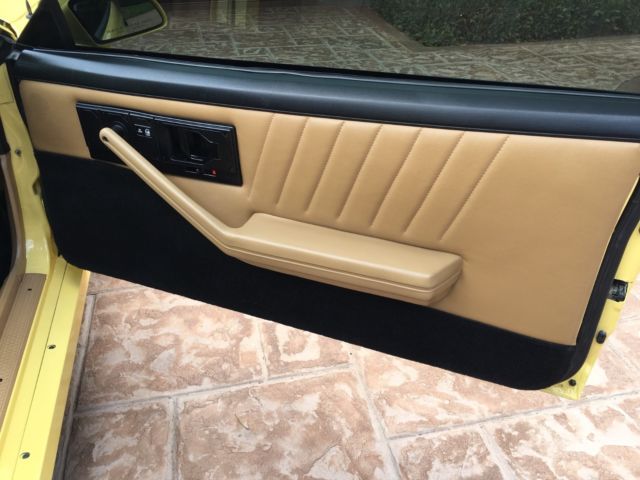 1987 Canary Yellow Chevrolet Camaro Coupe