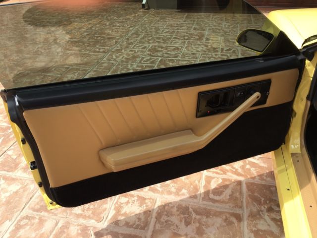 1987 Canary Yellow Chevrolet Camaro Coupe