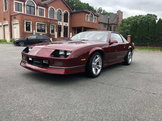 1987 Red Chevrolet Camaro Coupe