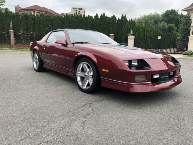 1987 Red Chevrolet Camaro Coupe
