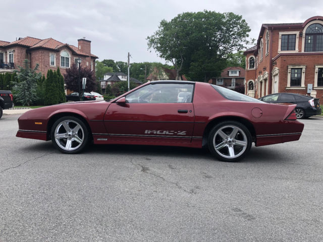 1987 Red Chevrolet Camaro Coupe