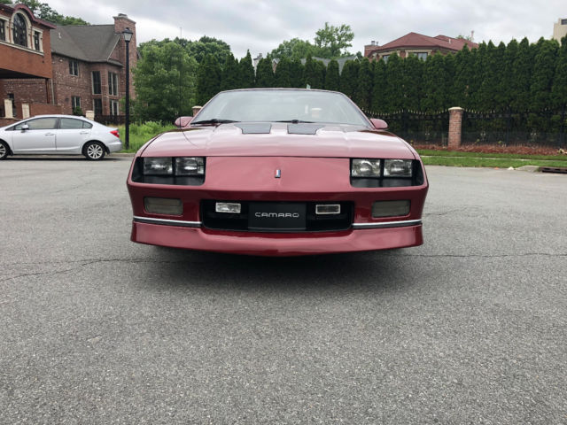 1987 Red Chevrolet Camaro Coupe