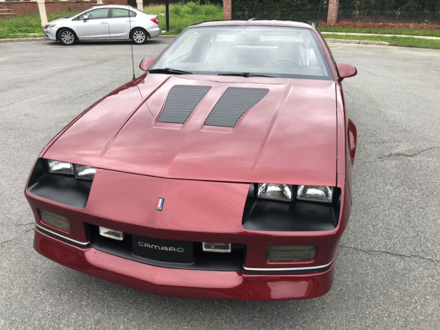 1987 Red Chevrolet Camaro Coupe