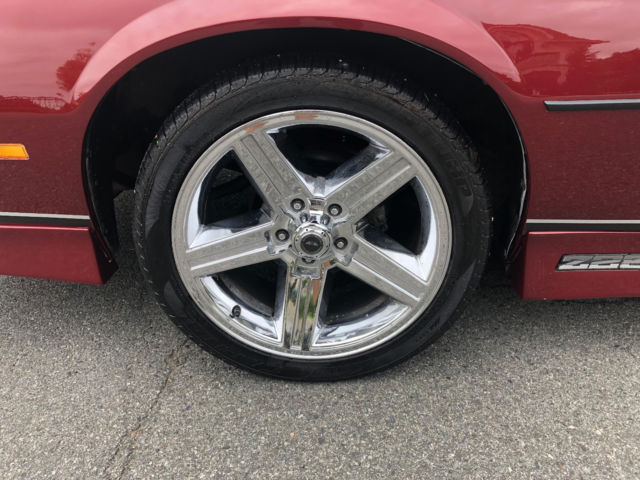 1987 Red Chevrolet Camaro Coupe
