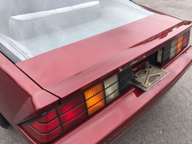 1987 Red Chevrolet Camaro Coupe