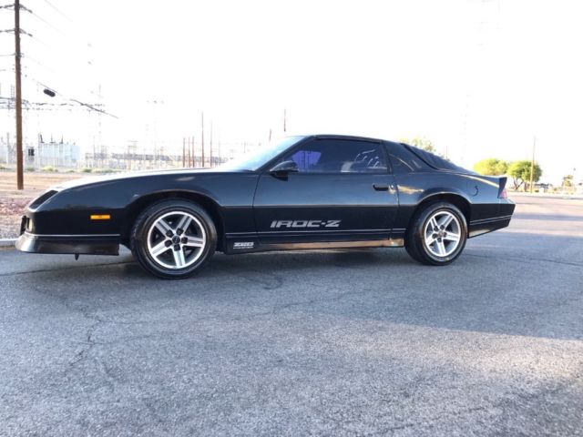 1987 Black Chevrolet Camaro Coupe