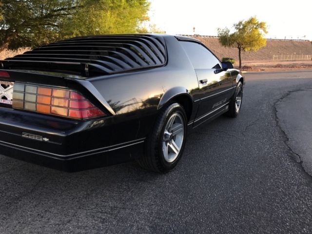 1987 Black Chevrolet Camaro Coupe