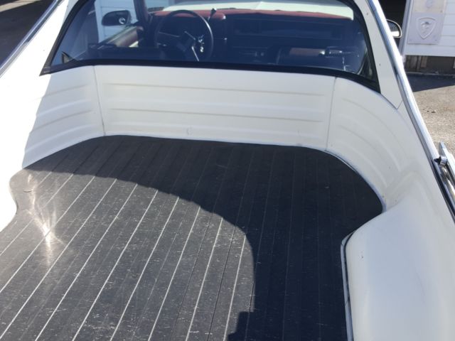 1987 White Chevrolet El Camino