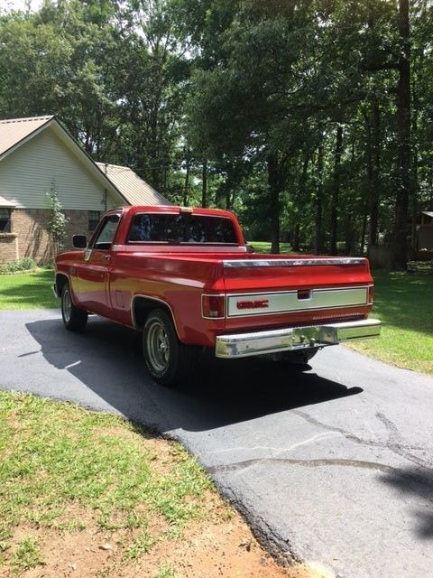 1987 Red GMC Sierra 1500 Standard Cab Pickup