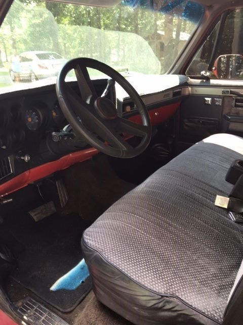 1987 Red GMC Sierra 1500 Standard Cab Pickup