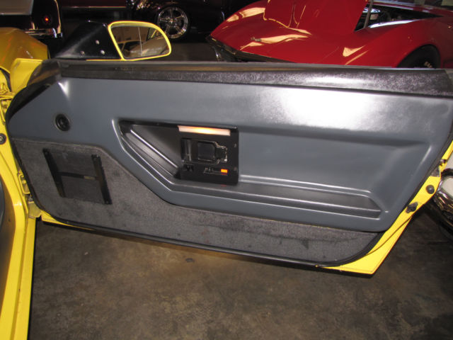 1987 Yellow Chevrolet Corvette Convertible