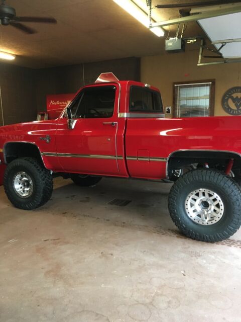 1987 Red Chevrolet Other Pickups Cab & Chassis