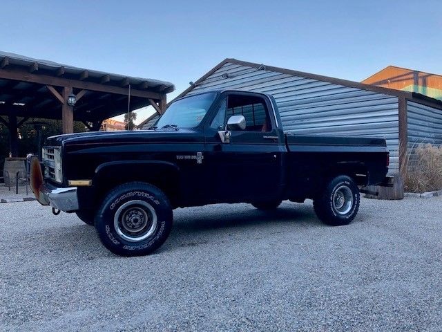 1987 Black Chevrolet C/K Pickup 1500 Standard Cab Pickup