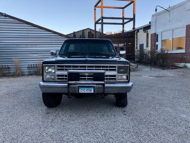1987 Black Chevrolet C/K Pickup 1500 Standard Cab Pickup