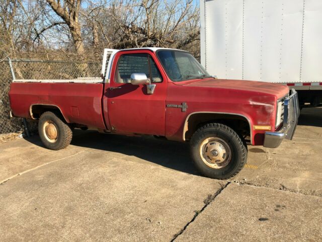1987 Red Chevrolet C-10 Standard Cab Pickup