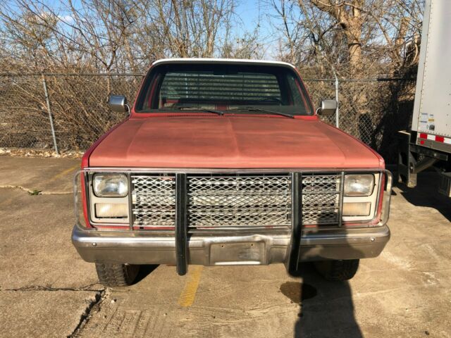 1987 Red Chevrolet C-10 Standard Cab Pickup