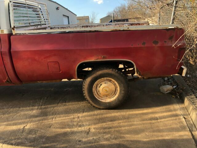1987 Red Chevrolet C-10 Standard Cab Pickup