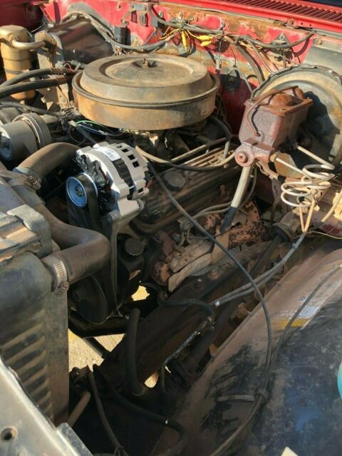 1987 Red Chevrolet C-10 Standard Cab Pickup