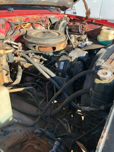 1987 Red Chevrolet C-10 Standard Cab Pickup