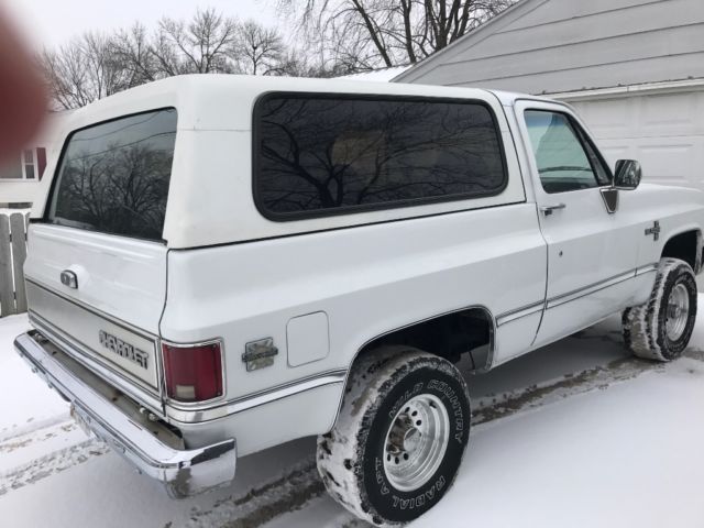 1987 Blue Chevrolet Blazer