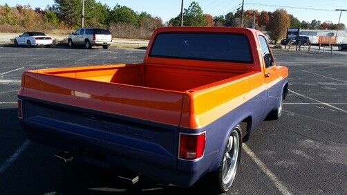 1987 Orange Chevrolet C-10 --