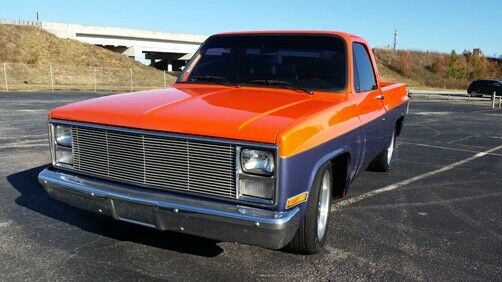 1987 Orange Chevrolet C-10 --