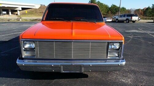 1987 Orange Chevrolet C-10 --