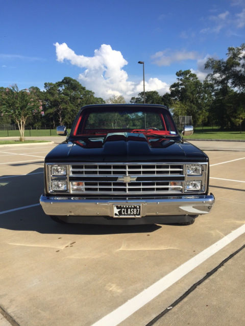 1987 Black Chevrolet C-10 Standard Cab Pickup
