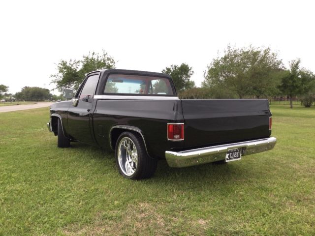 1987 Black Chevrolet C-10 Standard Cab Pickup