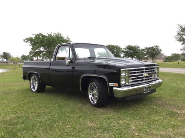 1987 Black Chevrolet C-10 Standard Cab Pickup