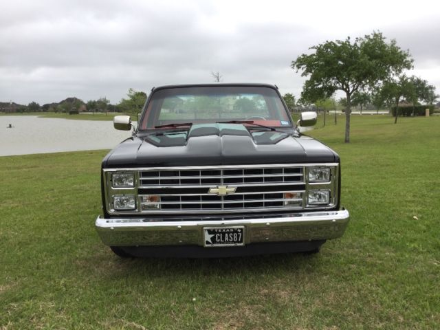 1987 Black Chevrolet C-10 Standard Cab Pickup