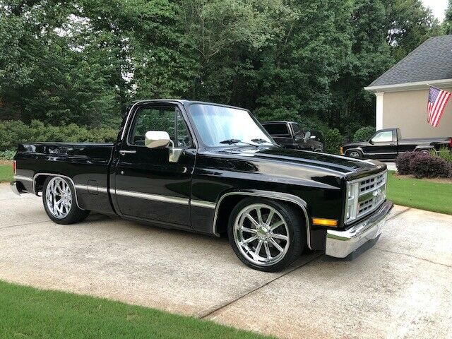 1987 Black Chevrolet C-10 Standard Cab Pickup