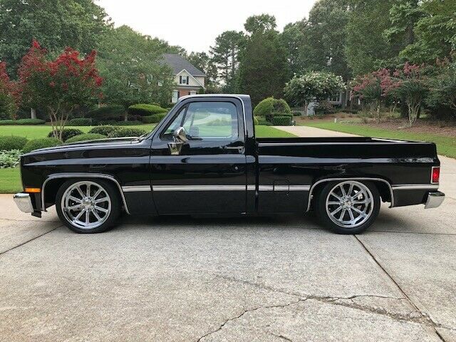 1987 Black Chevrolet C-10 Standard Cab Pickup