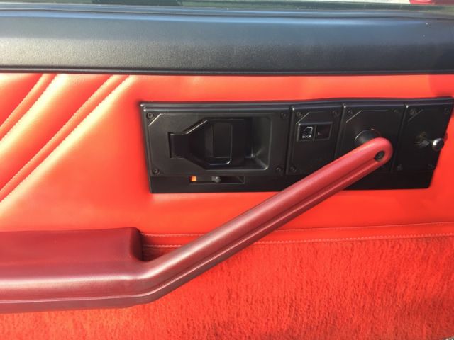 1987 Burgundy Chevrolet Camaro Convertible