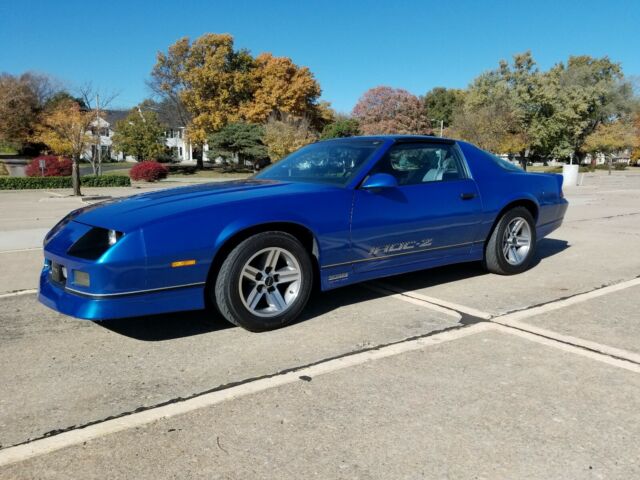 1987 Blue Chevrolet Camaro Coupe
