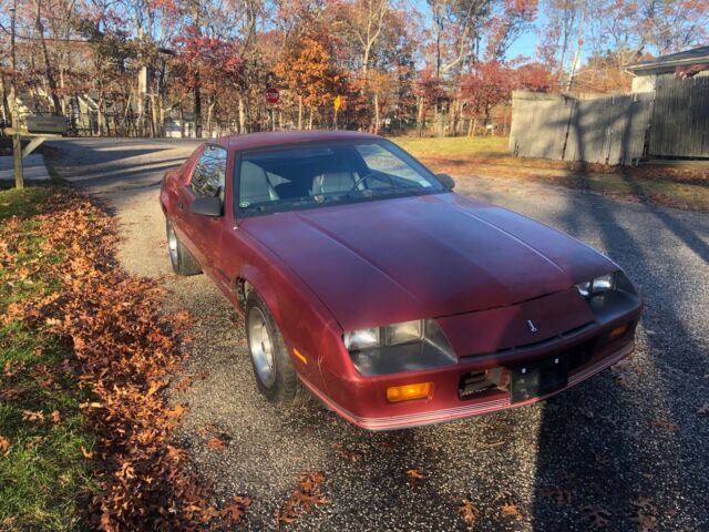 1987 Red Chevrolet Camaro Coupe