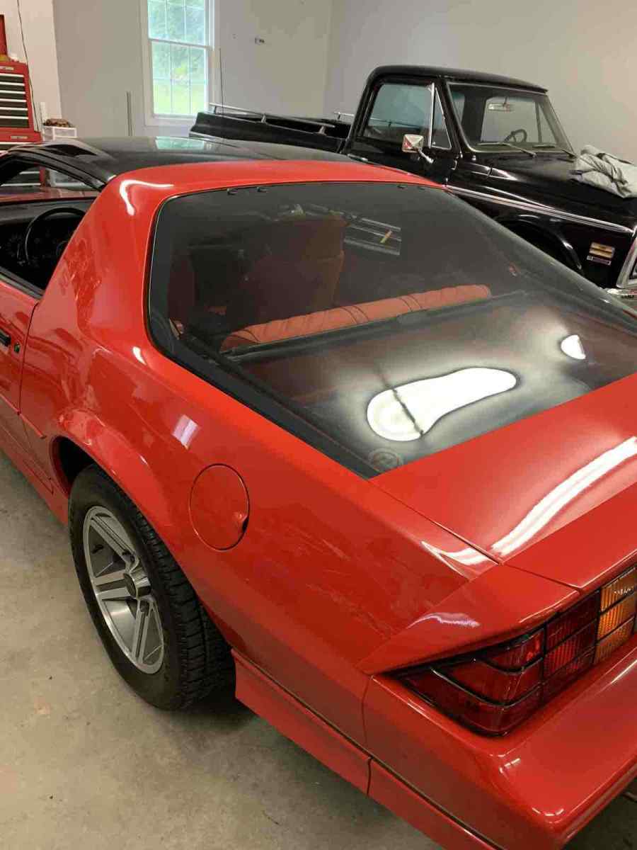 1987 Red Chevrolet Camaro Coupe