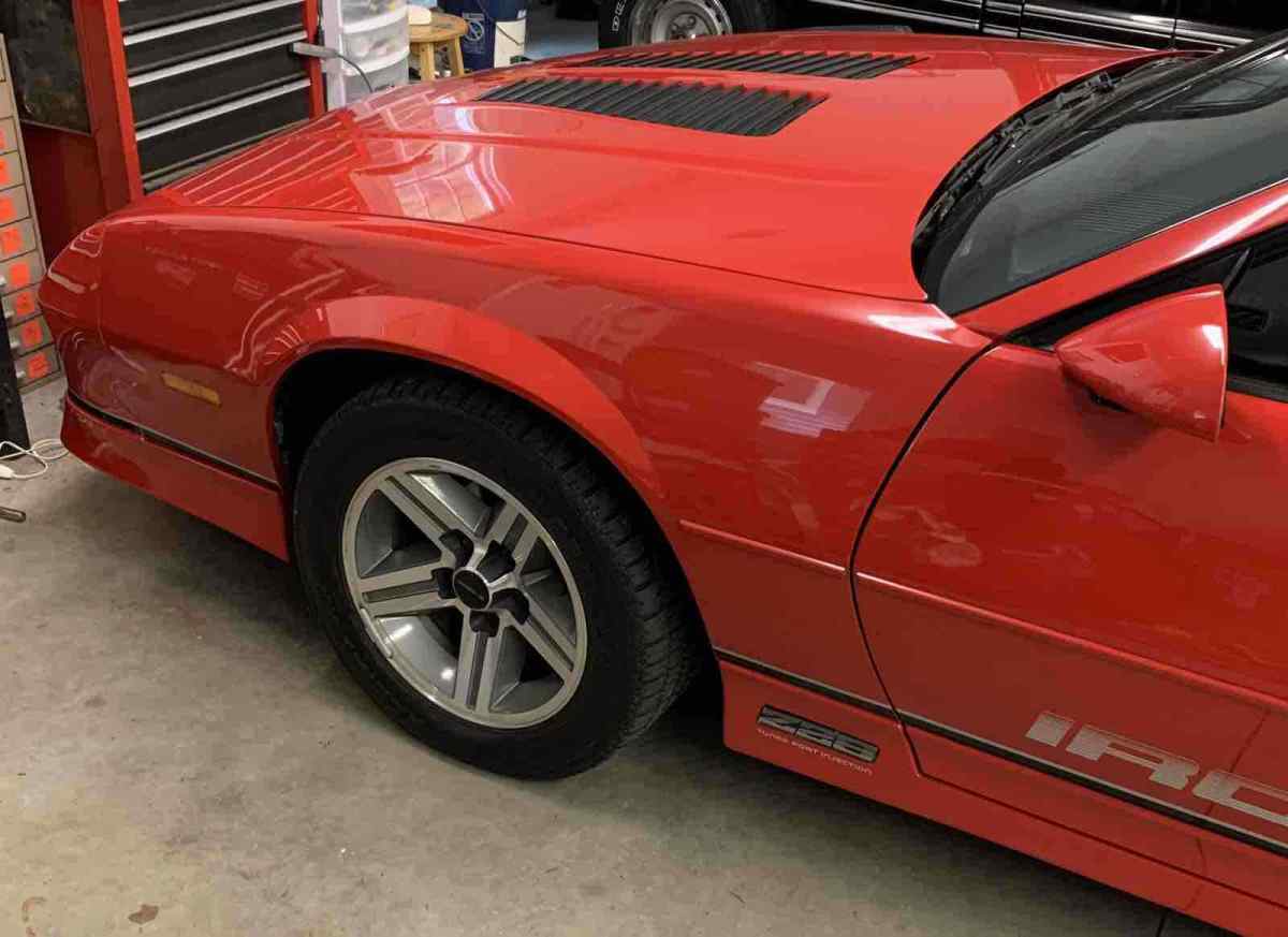 1987 Red Chevrolet Camaro Coupe