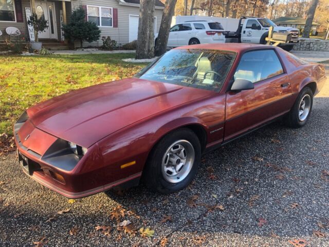 1987 Red Chevrolet Camaro Coupe