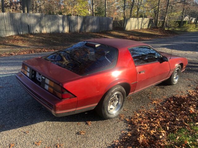 1987 Red Chevrolet Camaro Coupe
