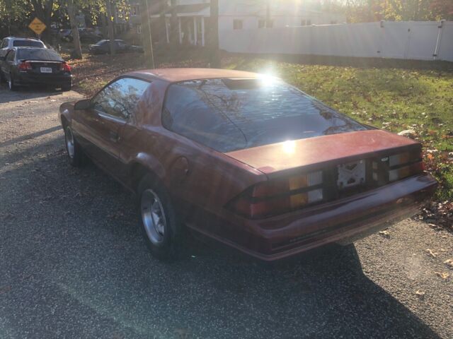 1987 Red Chevrolet Camaro Coupe