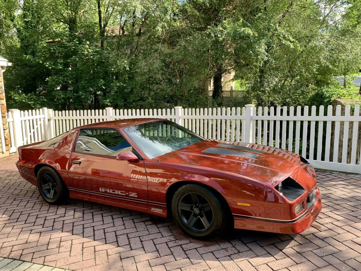 1987 Red Chevrolet Camaro Coupe