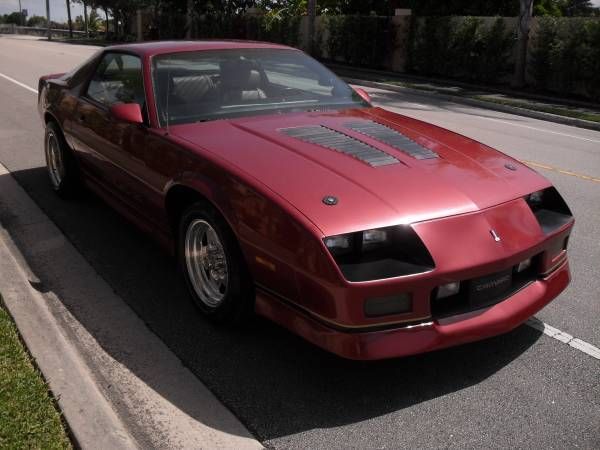 19870000 Red Chevrolet Camaro Coupe