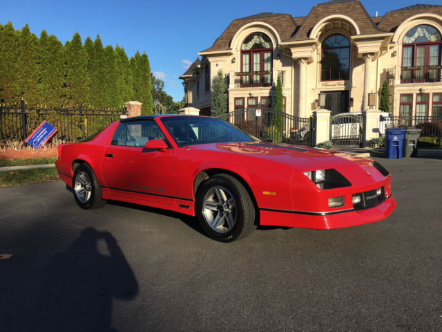 1987 Red Chevrolet Camaro Coupe